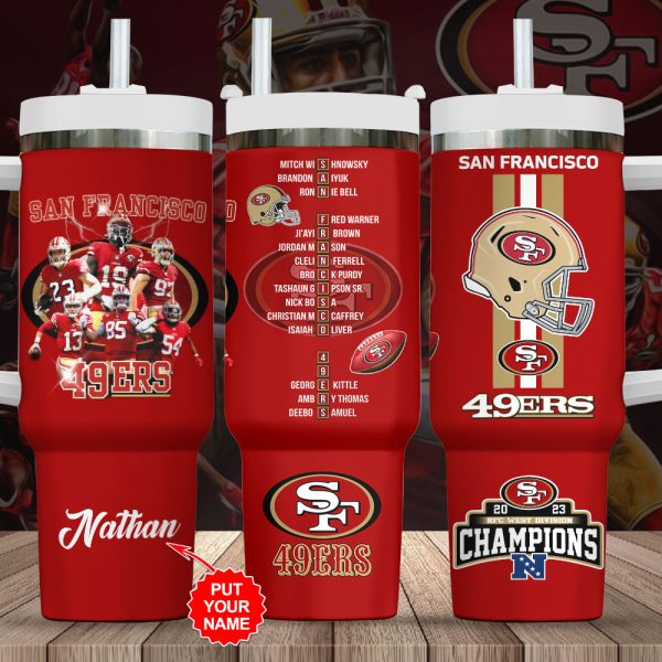 Personalized San Francisco 49ers 40oz Stanley Tumbler - VANDH 2296