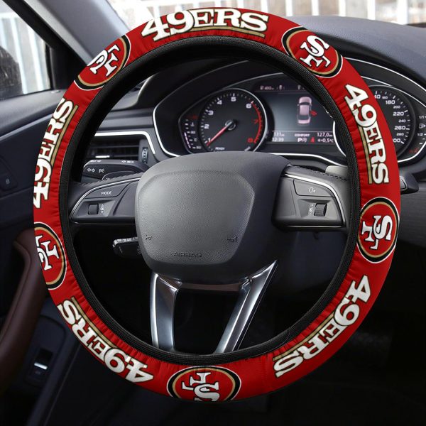 San Francisco 49ers Steering Wheel Cover - VANDH 2294