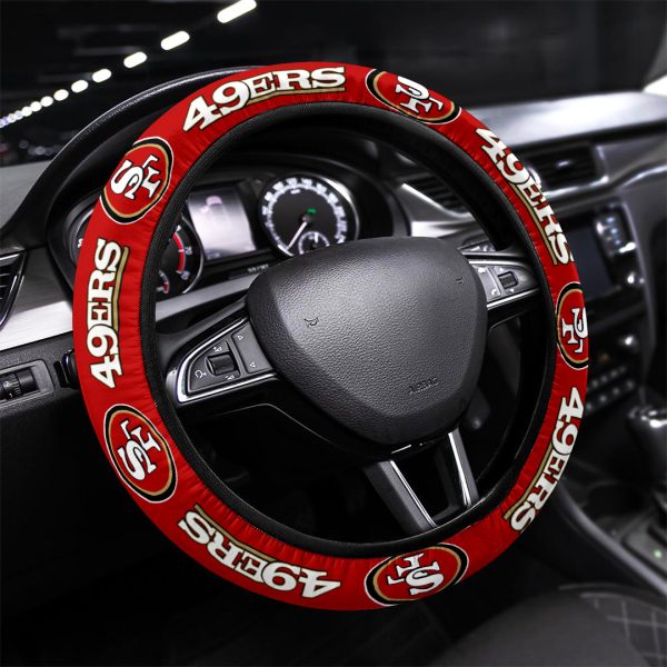 San Francisco 49ers Steering Wheel Cover - VANDH 2294