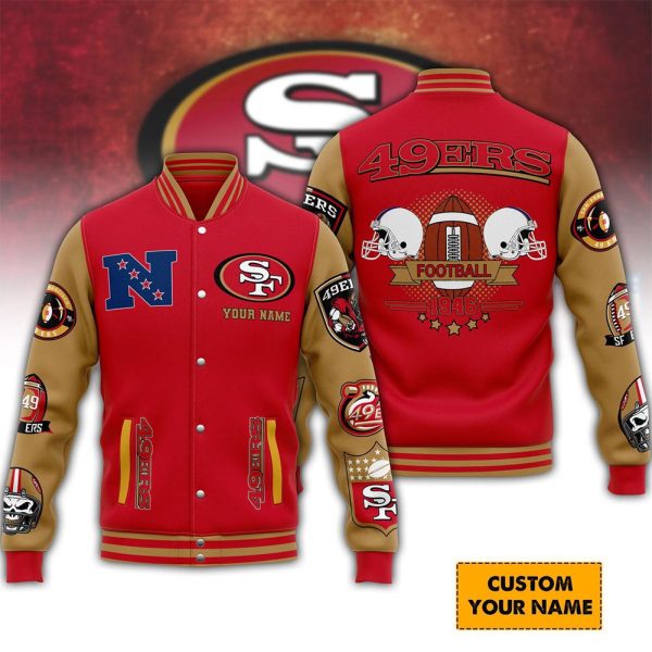 Personalized San Francisco 49ers Varsity Jacket - TANTN 4285