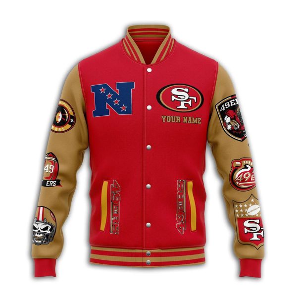 Personalized San Francisco 49ers Varsity Jacket - TANTN 4285
