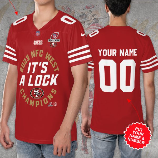 Personalized San Francisco 49ers 3D Football Jersey - TANTN 4049