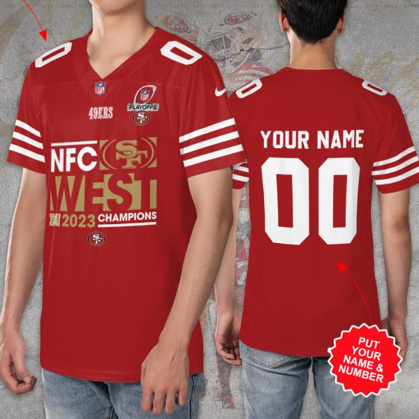 Personalized San Francisco 49ers 3D Football Jersey - TANTN 4051