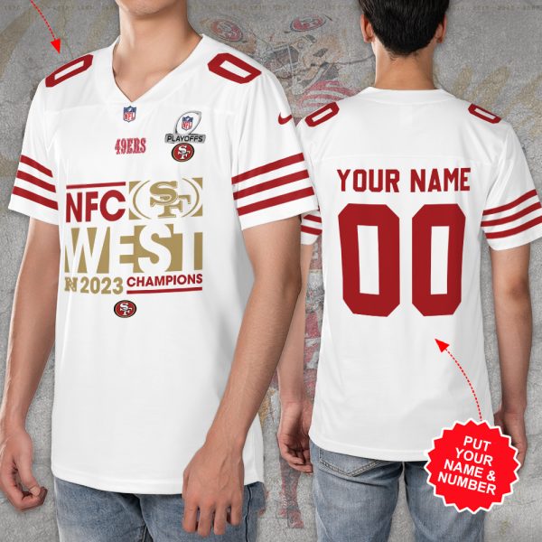 Personalized San Francisco 49ers 3D Football Jersey - TANTN 4052