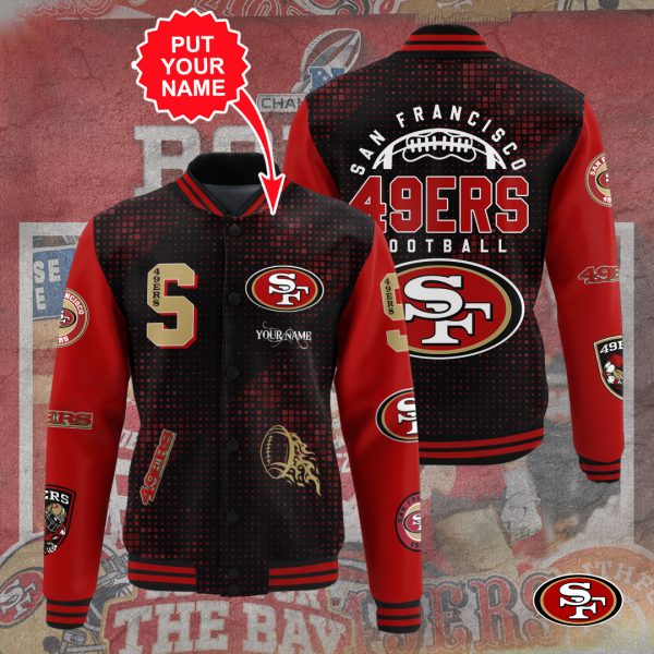 Personalized San Francisco 49ers Varsity Jacket - TANTN 4398