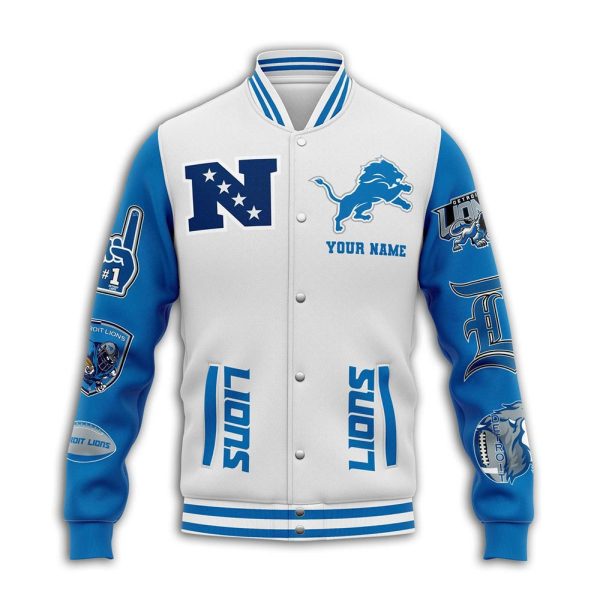 Personalized Detroit Lions Varsity Jacket - TANTN 4284
