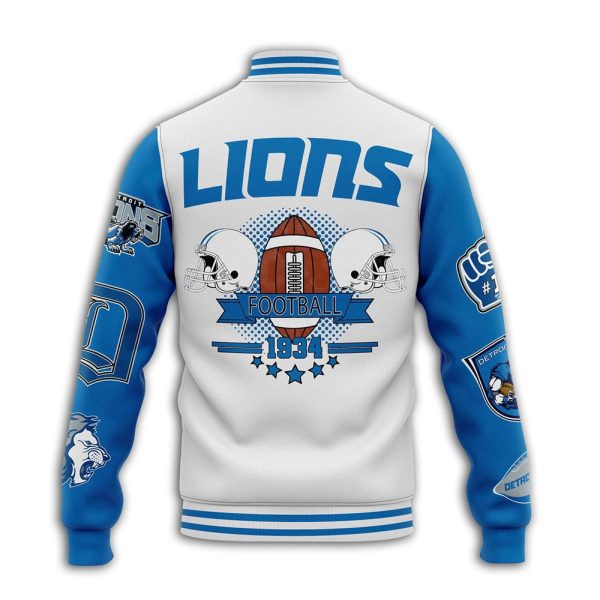 Personalized Detroit Lions Varsity Jacket - TANTN 4284