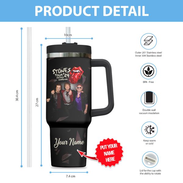 Personalized The Rolling Stones 40oz Stanley Tumbler - TANTN 4032