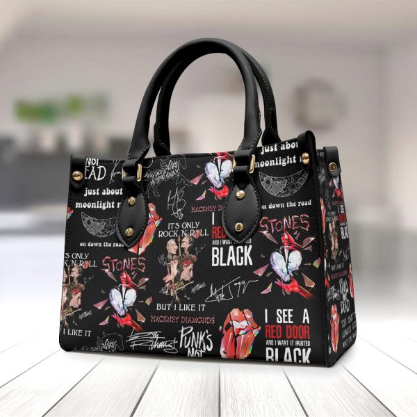 The Rolling Stones Leather HandBag - TANTN 4036