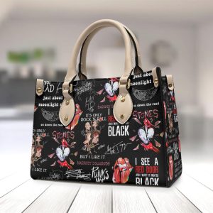 The Rolling Stones Leather HandBag - TANTN 4036