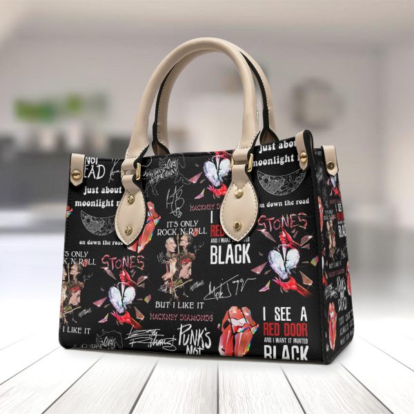 The Rolling Stones Leather HandBag - TANTN 4036