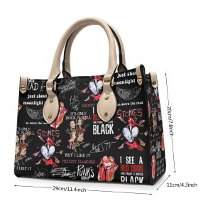 The Rolling Stones Leather HandBag - TANTN 4036
