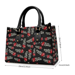 The Rolling Stones Leather HandBag - TANTN 4037
