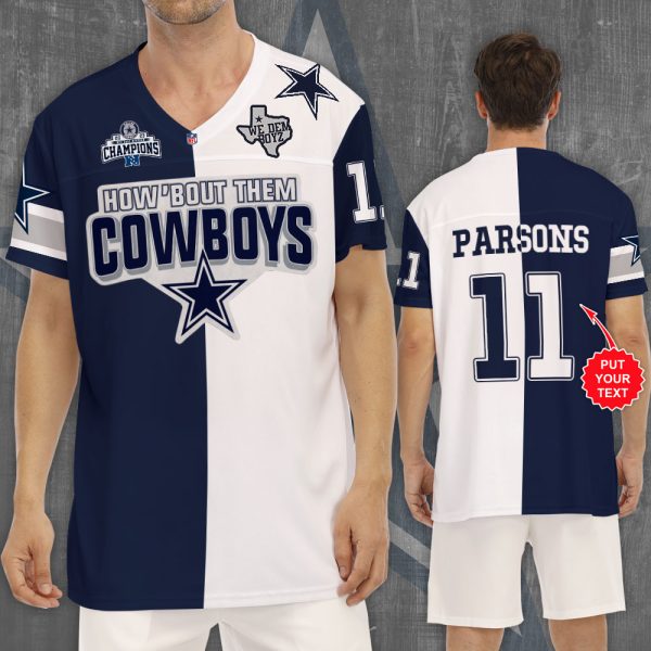 Personalized Dallas Cowboys 3D Football Jersey - VANDH 2266