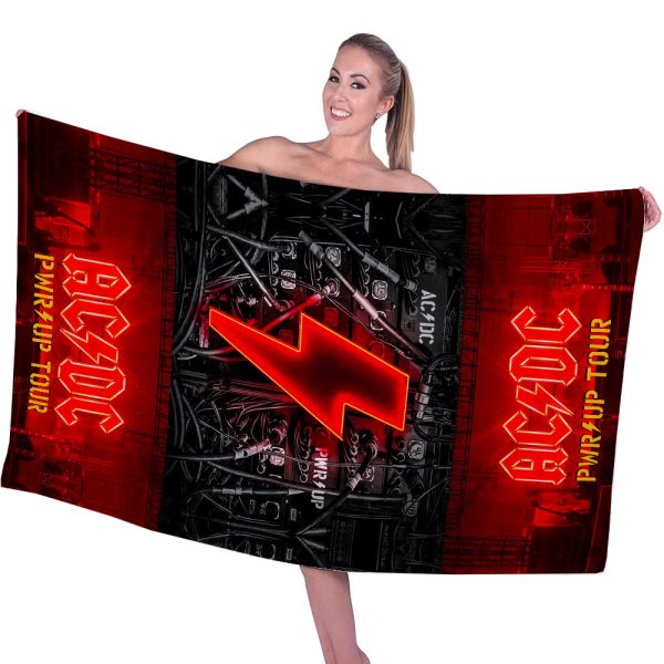 Rock Music Rectangle Beach Towel - MAITM 5844