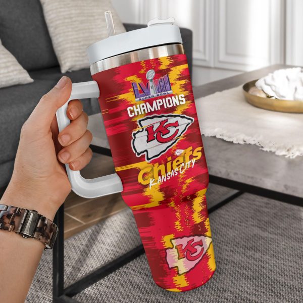 Personalized Kansas City Chiefs 40oz Stanley Tumbler - MAITM 5731