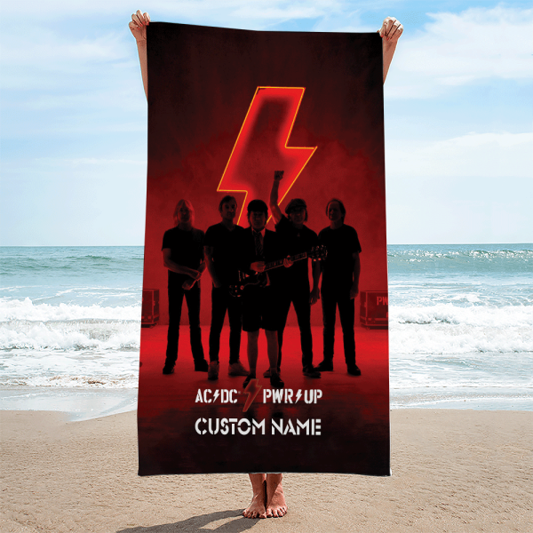 Rock Music Rectangle Beach Towel - TANTN 4640