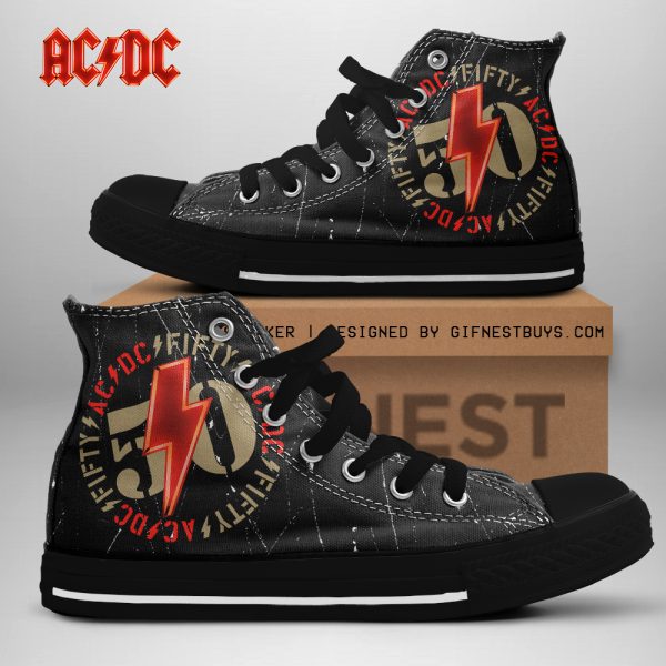 Rock Music High Top Canvas Shoes - TANTN 4600