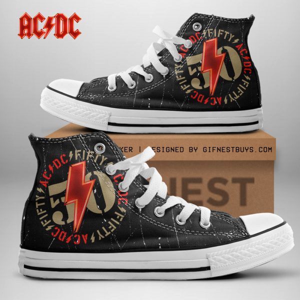 Rock Music High Top Canvas Shoes - TANTN 4600