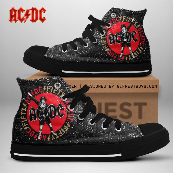 Rock Music High Top Canvas Shoes - TANTN 4601