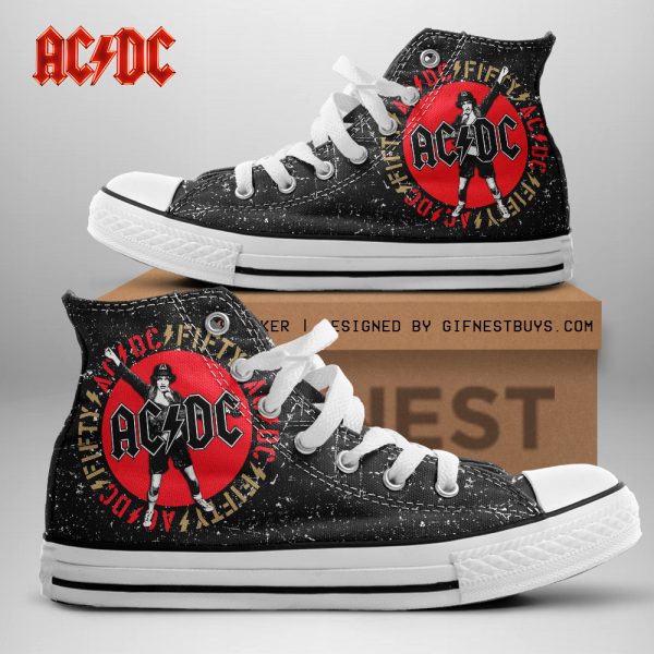 Rock Music High Top Canvas Shoes - TANTN 4601