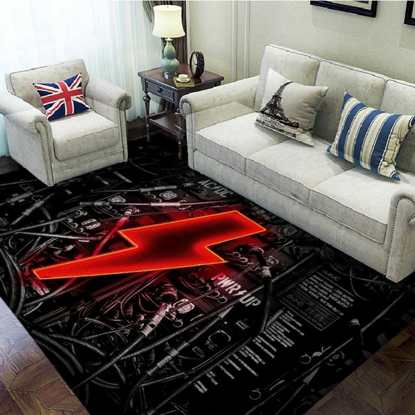 Rock Music Rectangular Rug - TANTN 4608