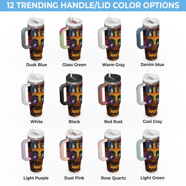 Personalized Kiss Band 40oz Stanley Tumbler - ANHNV 3737