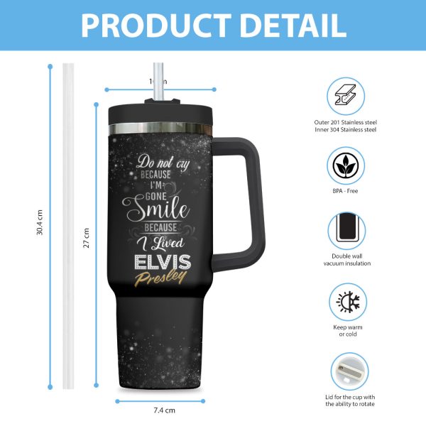 Elvis Presley 40oz Stanley Tumbler - ANHNV 3769