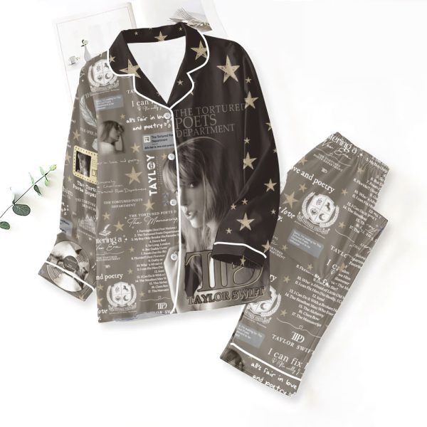 Taylor Swift Button Down Pajamas Set – ANHNV 3770