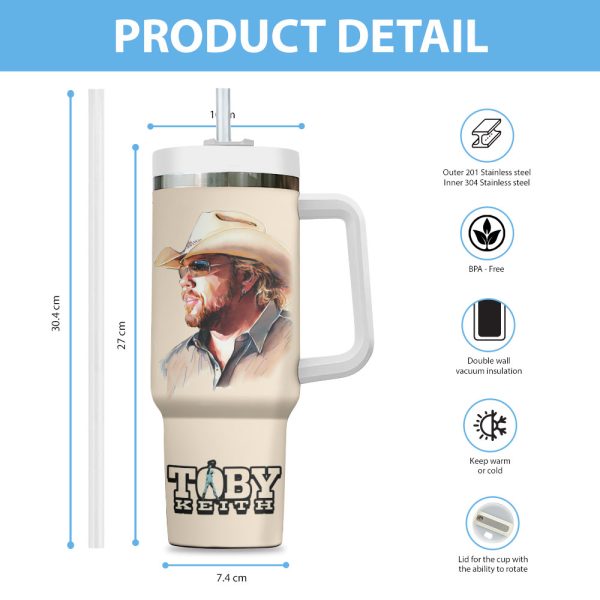 Toby Keith 40oz Stanley Tumbler - ANHNV 3781