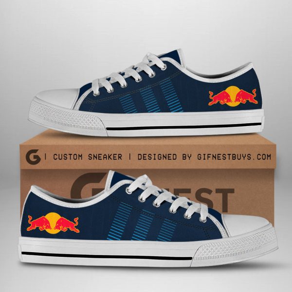 Red Bull Racing F1 Low Top Canvas Shoes - ANHNV 3815