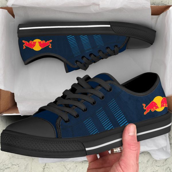 Red Bull Racing F1 Low Top Canvas Shoes - ANHNV 3815