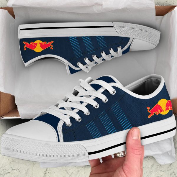Red Bull Racing F1 Low Top Canvas Shoes - ANHNV 3815