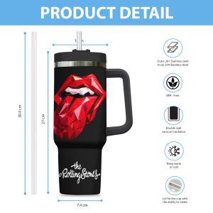 The Rolling Stones 40oz Stanley Tumbler - ANHNV 3832