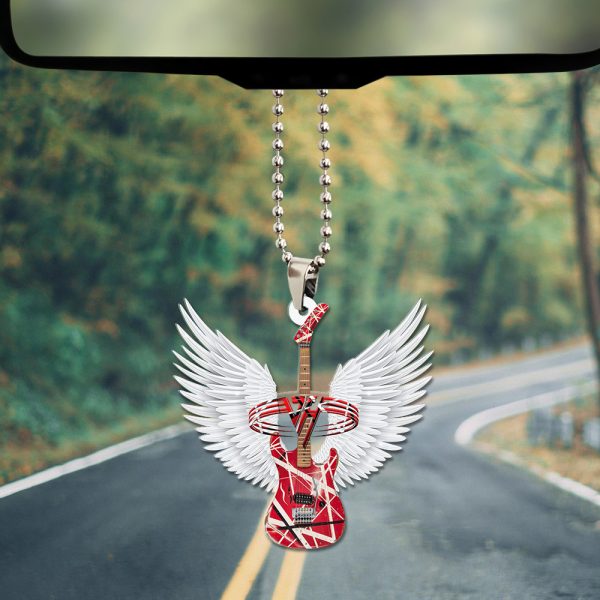 Eddie Van Halen Custom Shape 2-sided Acrylic Car Ornament - TANTN 4731