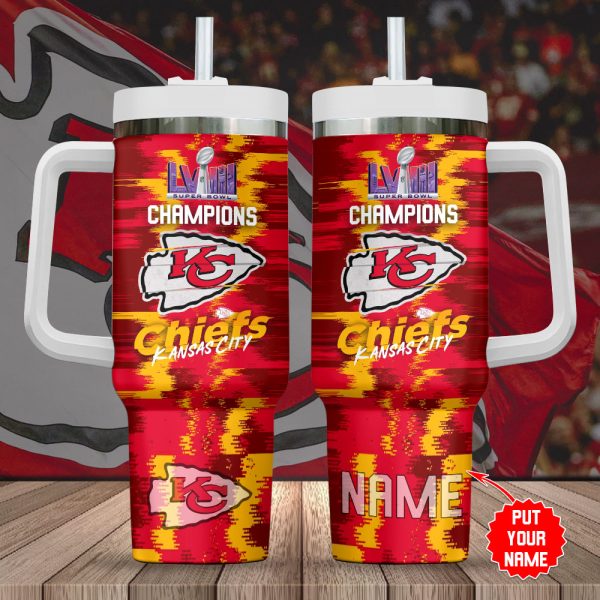 Personalized Kansas City Chiefs 40oz Stanley Tumbler - MAITM 5731