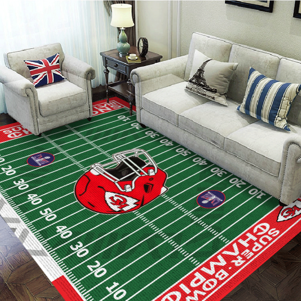 Kansas City Chiefs Rectangular Rug - TANTN 4698