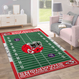 Kansas City Chiefs Rectangular Rug - TANTN 4698