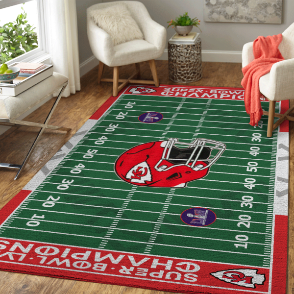 Kansas City Chiefs Rectangular Rug - TANTN 4698