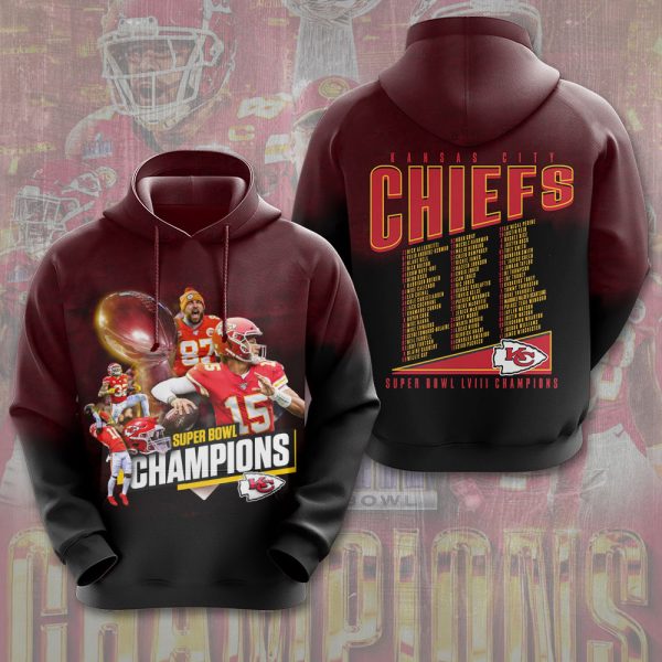 Kansas City Chiefs 3D Apparel - VANDH 2385