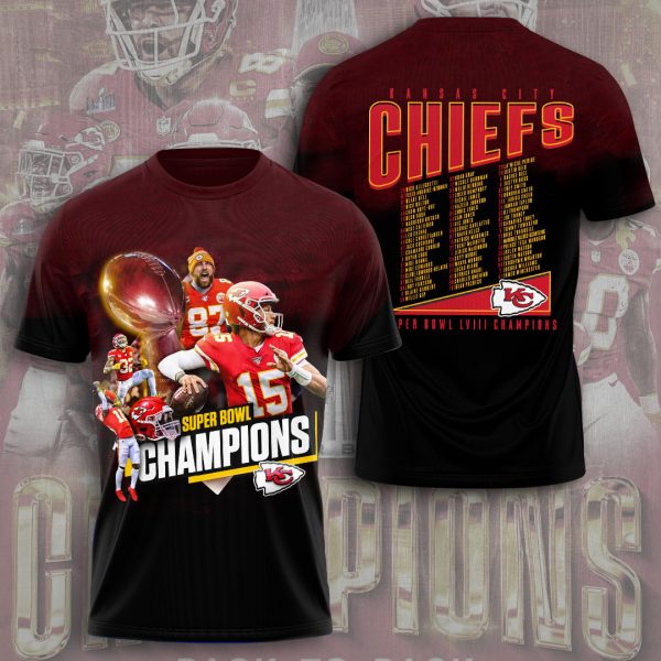 Kansas City Chiefs 3D Apparel - VANDH 2385