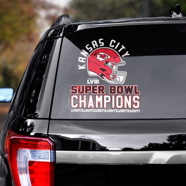 Kansas City Chiefs 3D Decal - TANTN 4485