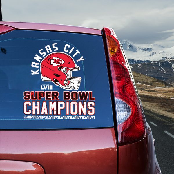 Kansas City Chiefs 3D Decal - TANTN 4485