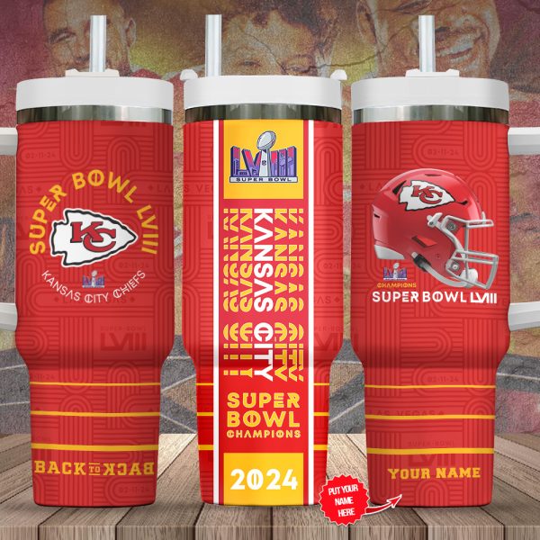 Personalized Kansas City Chiefs 40oz Stanley Tumbler - TANTN 4429