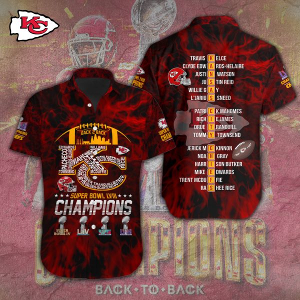 Kansas City Chiefs Short Sleeve Dress Shirt - TANTN 4452