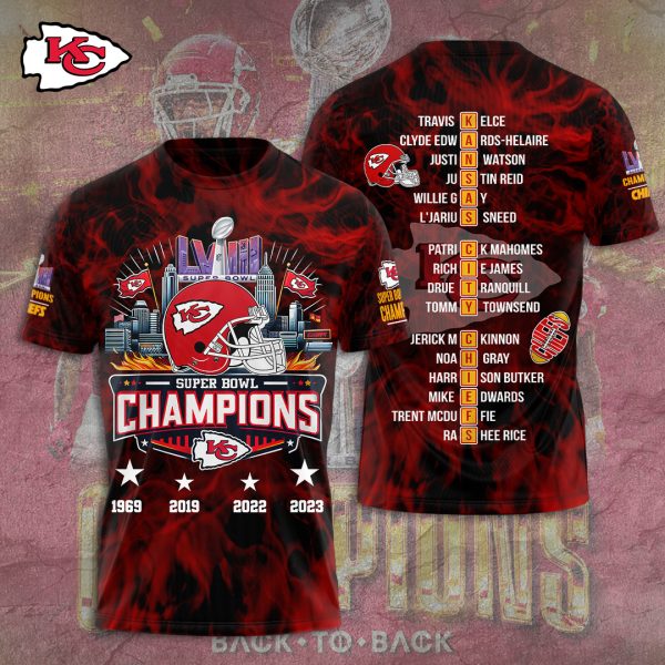 Kansas City Chiefs 3D Apparel - TANTN 4553