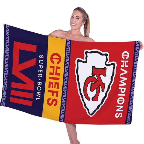 Kansas City Chiefs Rectangle Beach Towel - TANTN 4438