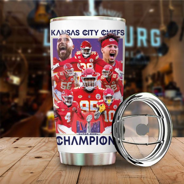 Personalized Kansas City Chiefs Tumbler Cup - VANDH 2384