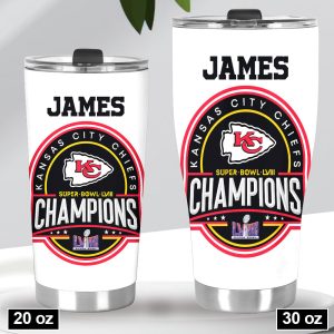 Personalized Kansas City Chiefs Tumbler Cup - VANDH 2384