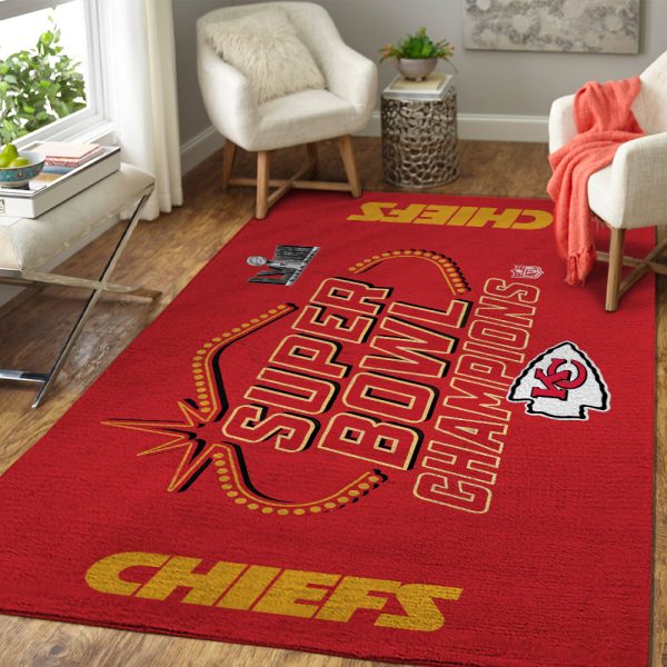Kansas City Chiefs Rectangular Rug - TANTN 4483
